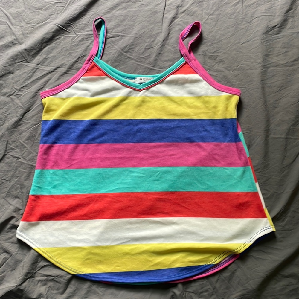 Multi colored tank